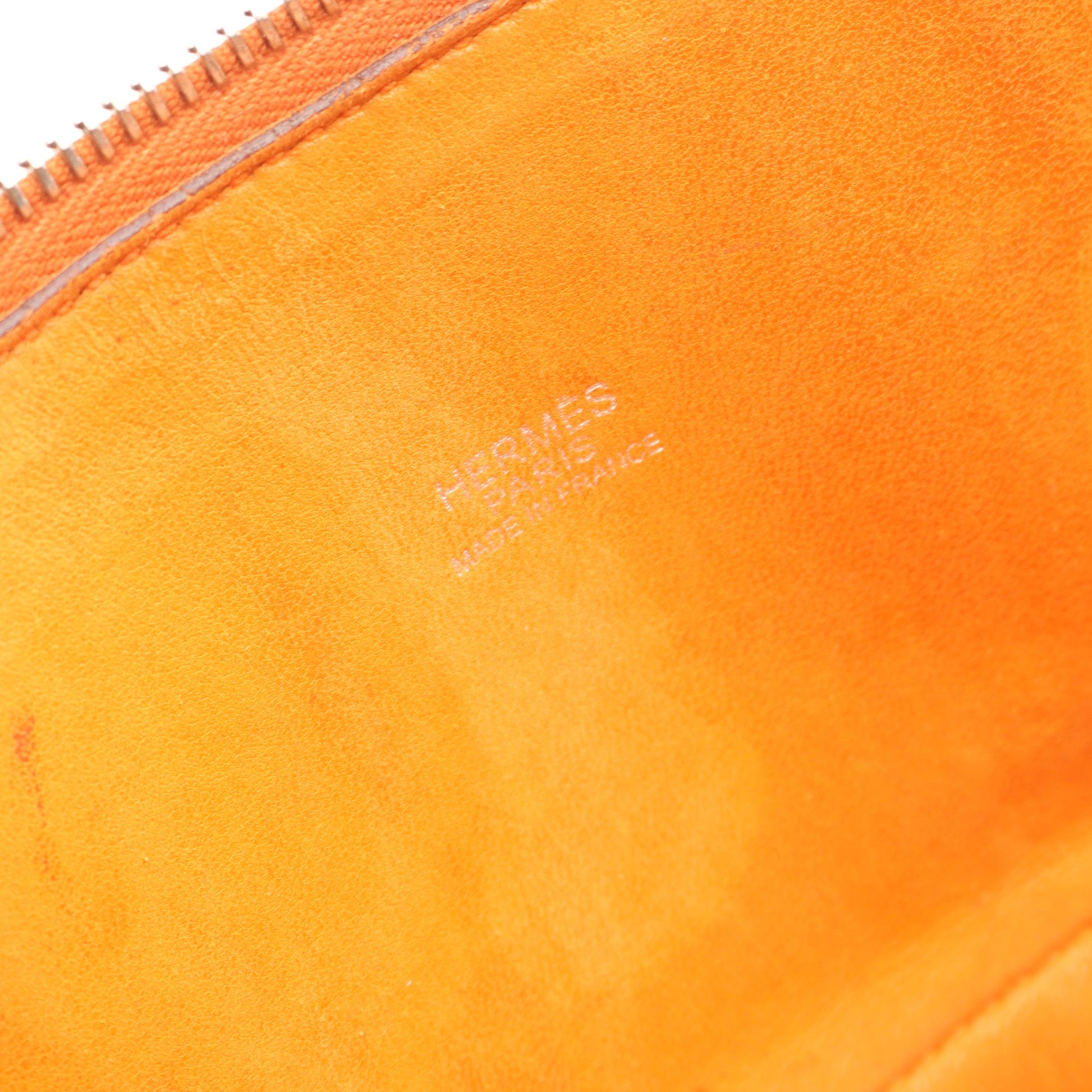 ボリード31 ポティロン ハンドバッグ トリヨンクレマンス オレンジブラウン シルバー金具 2WAY □J刻印 エルメス バッグ HERMES