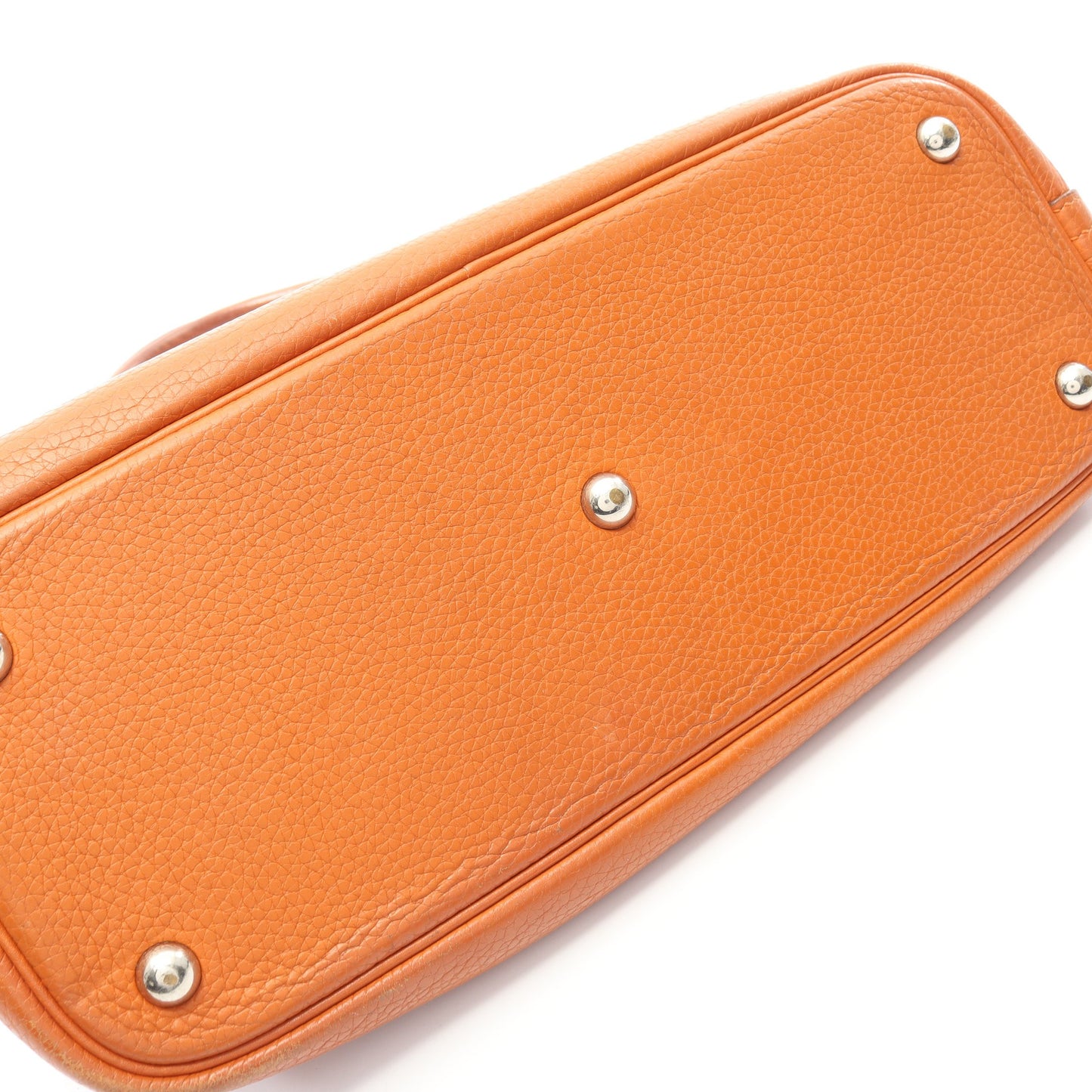 ボリード31 ポティロン ハンドバッグ トリヨンクレマンス オレンジブラウン シルバー金具 2WAY □J刻印 エルメス バッグ HERMES