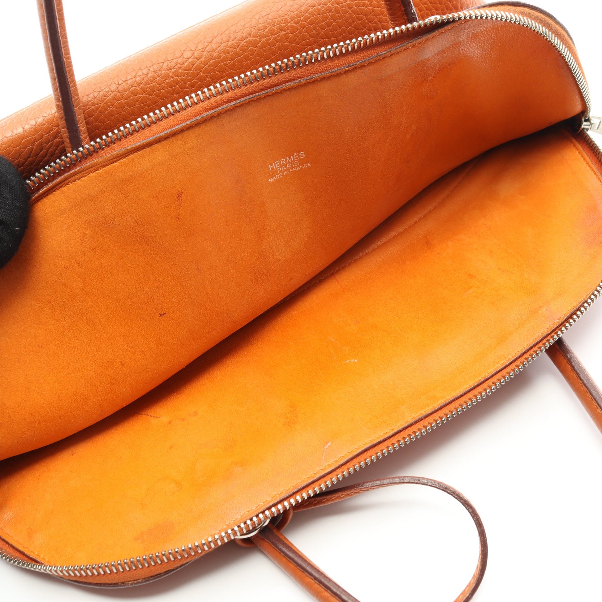 ボリード31 ポティロン ハンドバッグ トリヨンクレマンス オレンジブラウン シルバー金具 2WAY □J刻印 エルメス バッグ HERMES