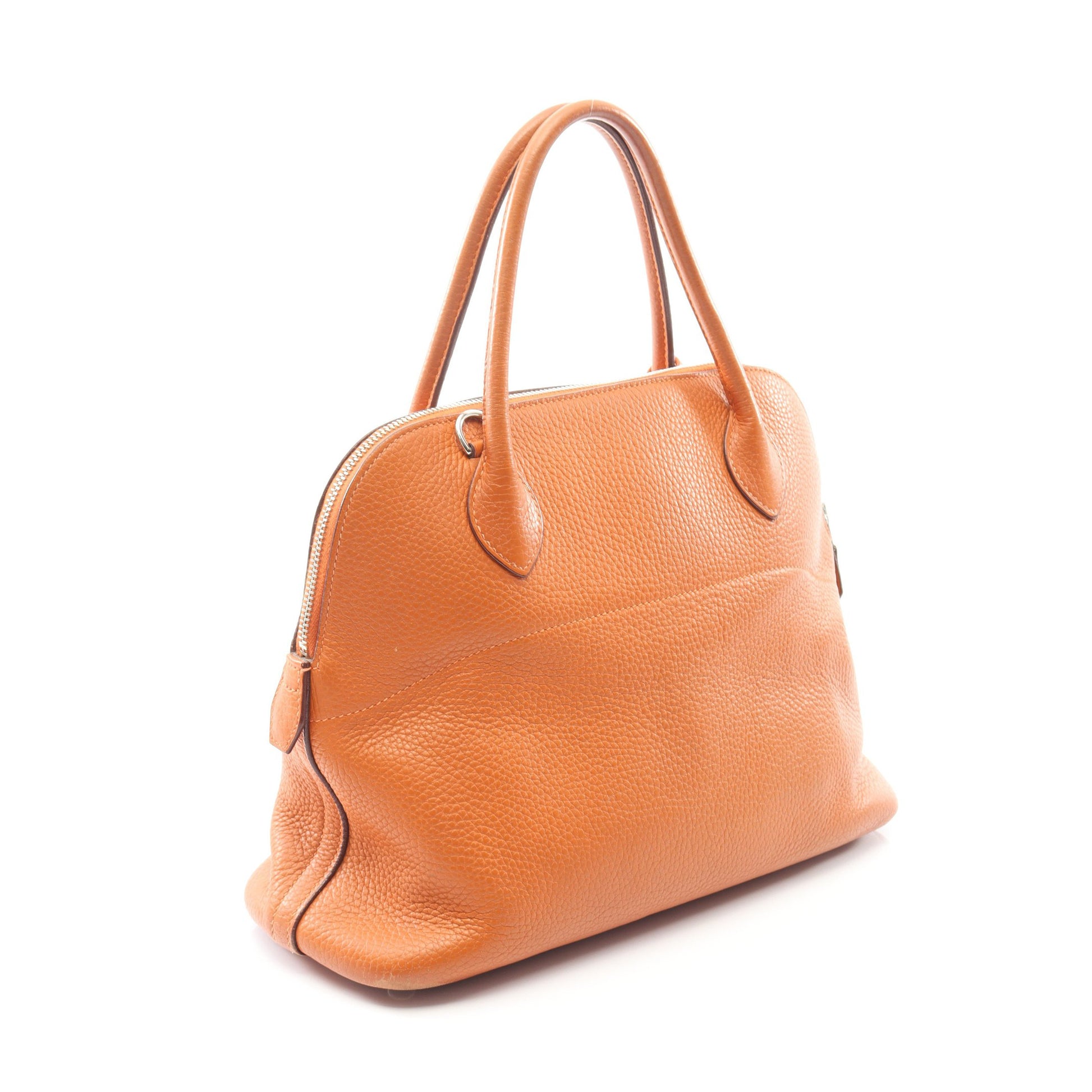 ボリード31 ポティロン ハンドバッグ トリヨンクレマンス オレンジブラウン シルバー金具 2WAY □J刻印 エルメス バッグ HERMES