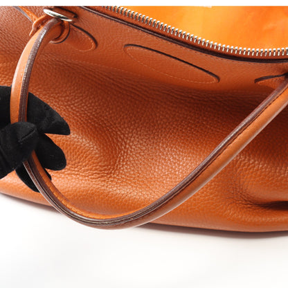 ボリード31 ポティロン ハンドバッグ トリヨンクレマンス オレンジブラウン シルバー金具 2WAY □J刻印 エルメス バッグ HERMES
