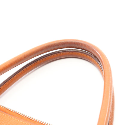 ボリード31 ポティロン ハンドバッグ トリヨンクレマンス オレンジブラウン シルバー金具 2WAY □J刻印 エルメス バッグ HERMES