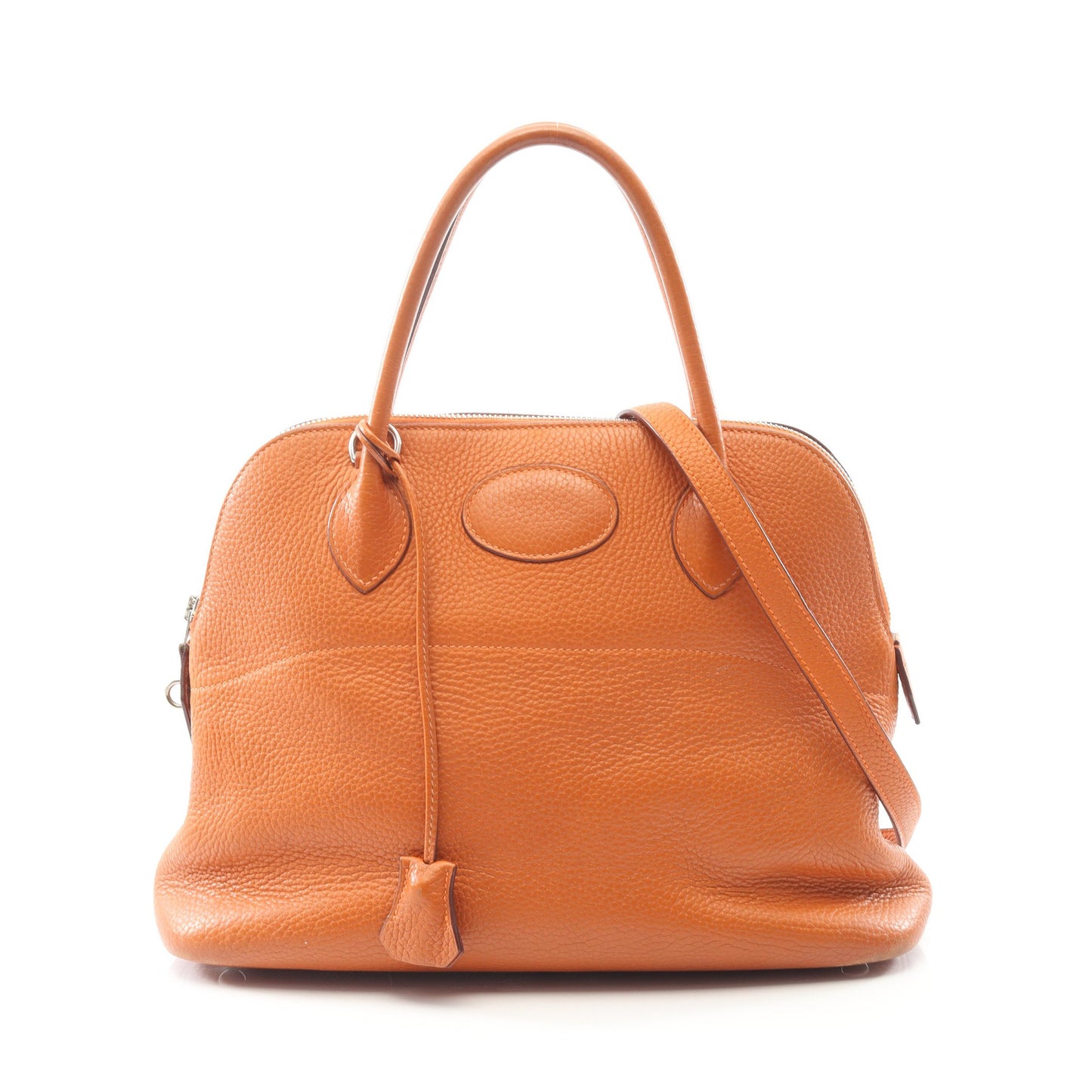 ボリード31 ポティロン ハンドバッグ トリヨンクレマンス オレンジブラウン シルバー金具 2WAY □J刻印 エルメス バッグ HERMES