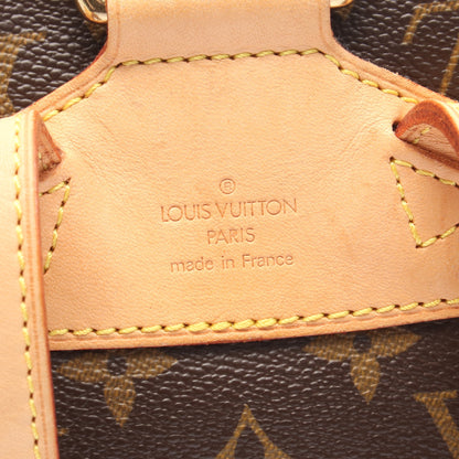 モンスリMM モノグラム バックパック リュックサック PVC レザー ブラウン ルイヴィトン バッグ LOUIS VUITTON