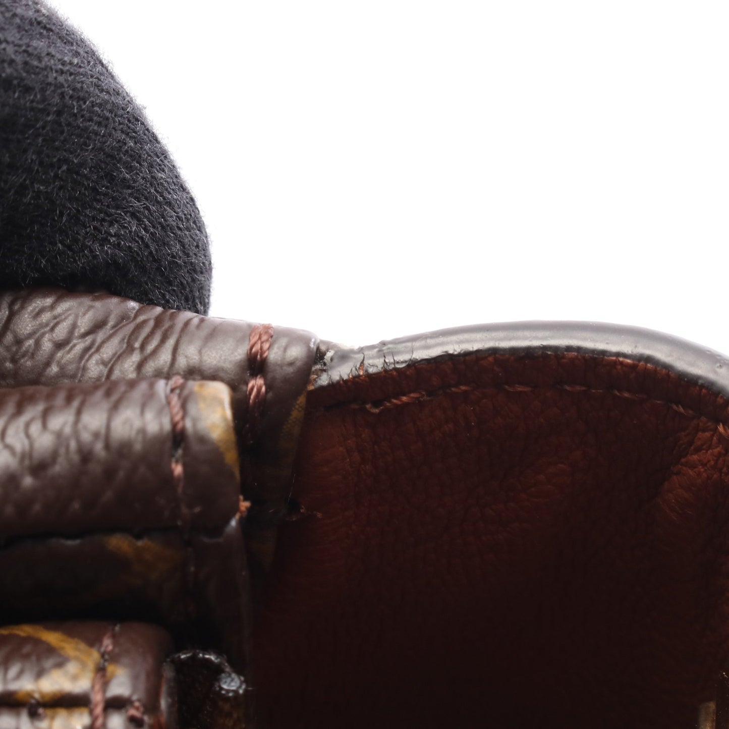 マルソー モノグラム キャラメル チェーンショルダーバッグ PVC レザー ブラウン ルイヴィトン