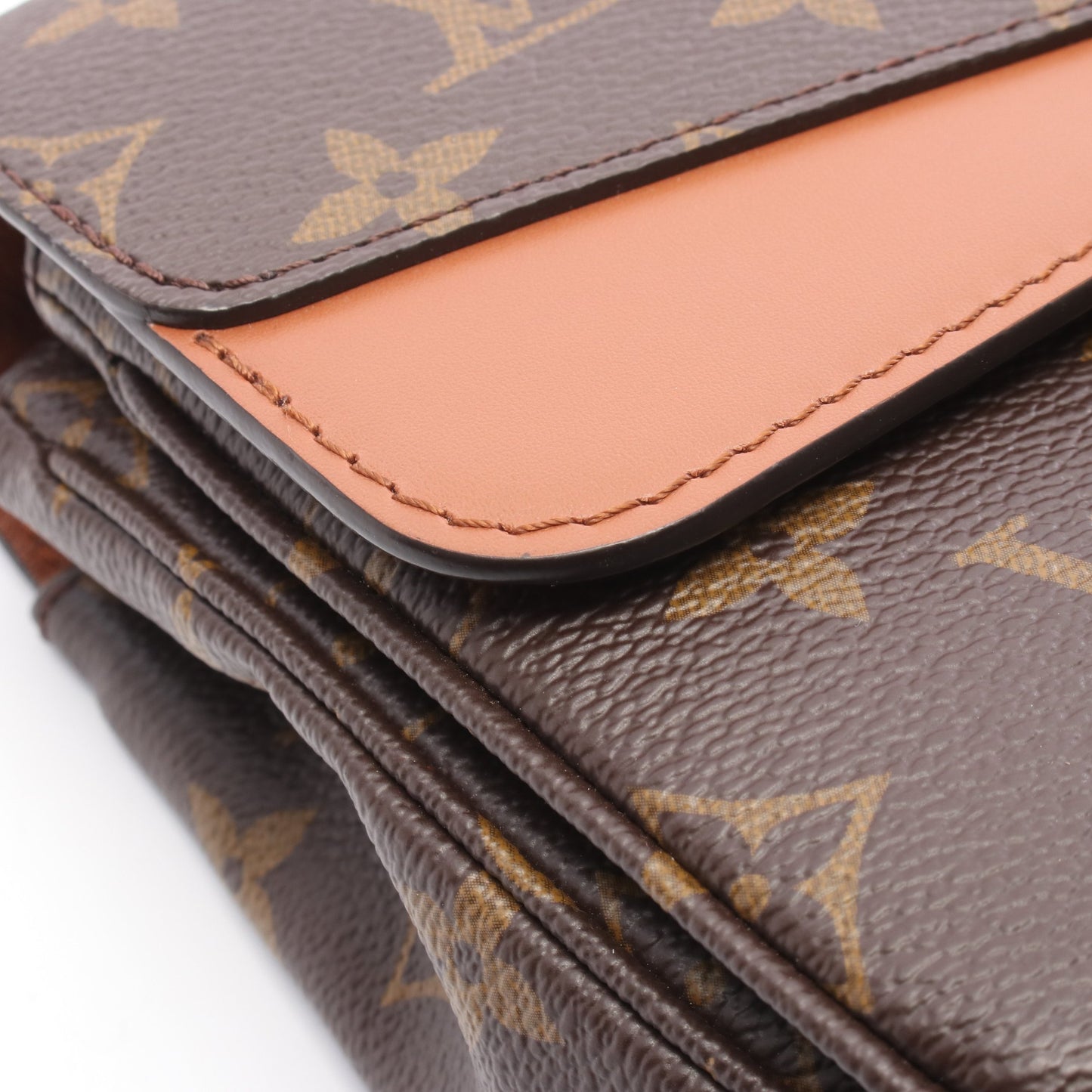 マルソー モノグラム キャラメル チェーンショルダーバッグ PVC レザー ブラウン ルイヴィトン