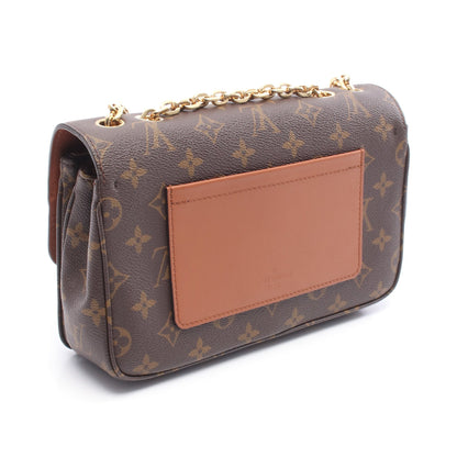 マルソー モノグラム キャラメル チェーンショルダーバッグ PVC レザー ブラウン ルイヴィトン