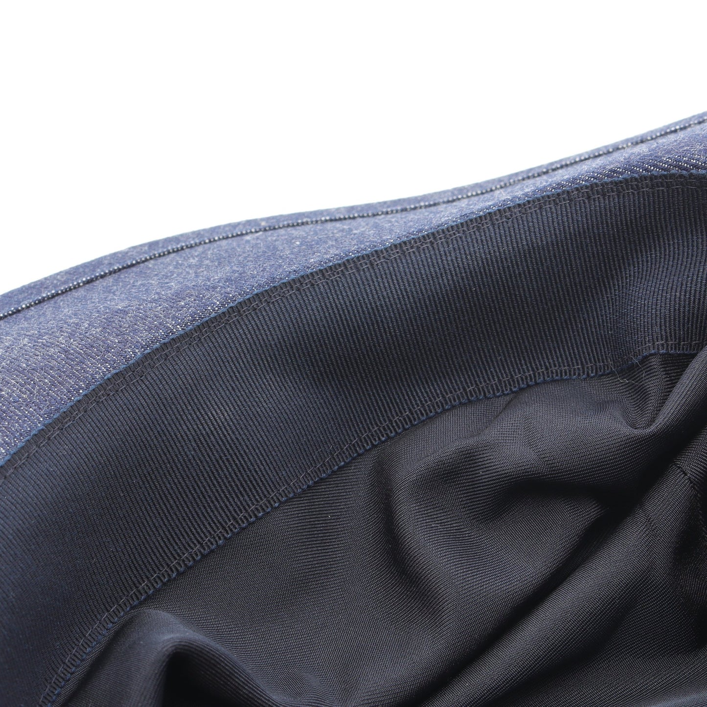 Heloise Silky ハット 帽子 コットン インディゴブルー ブラック エルメス 財布・小物 HERMES