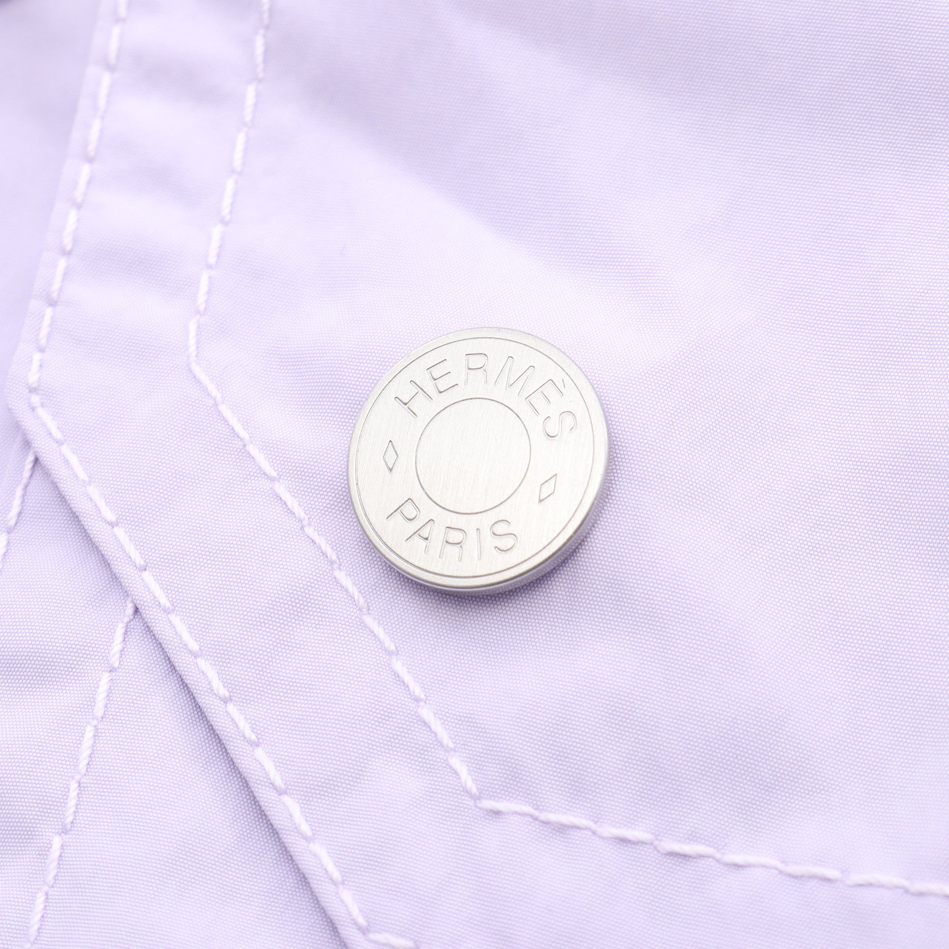 セリエボタン スプリングコート ポリアミド コットン パープル エルメス アウター HERMES