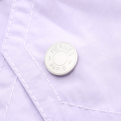 セリエボタン スプリングコート ポリアミド コットン パープル エルメス アウター HERMES