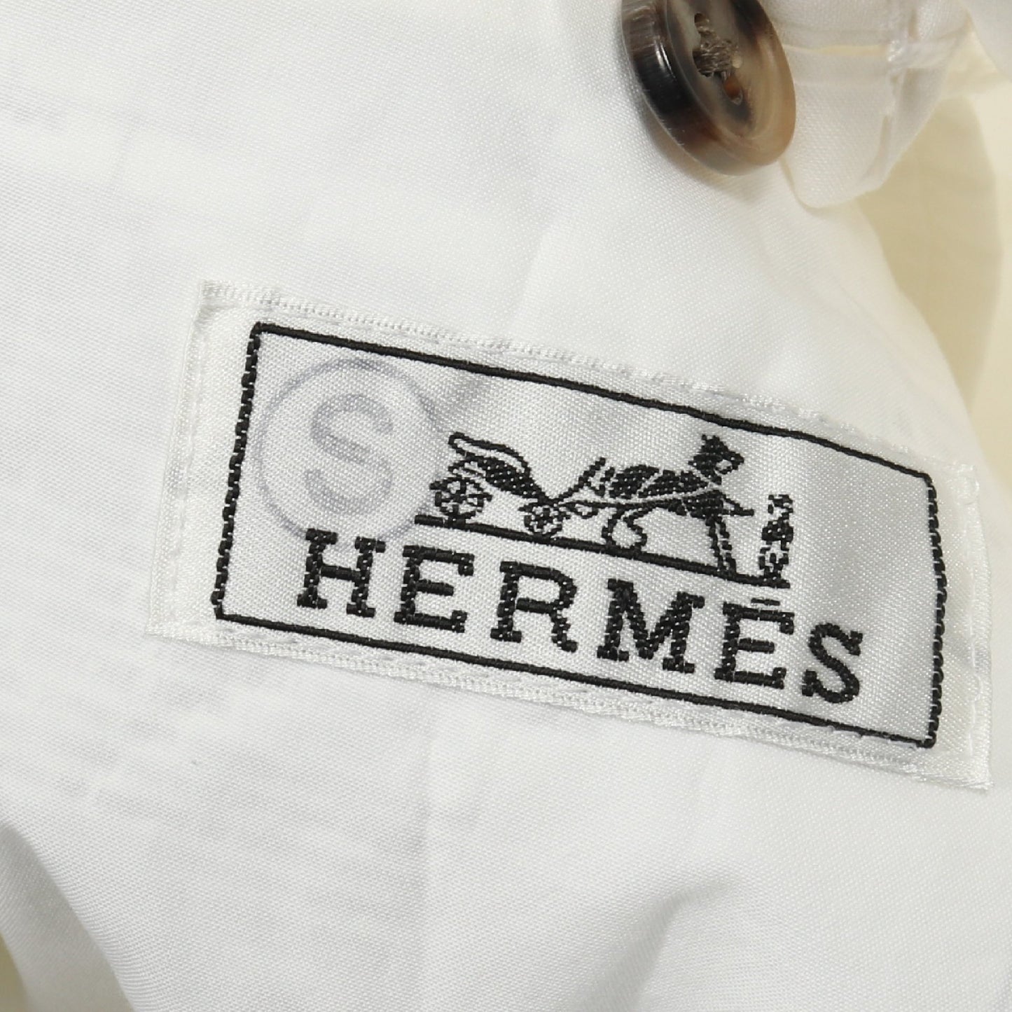 テーラードジャケット コットン ホワイト エルメス アウター HERMES
