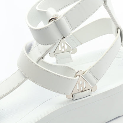 エニド サンダル レザー ホワイト エルメス シューズ HERMES