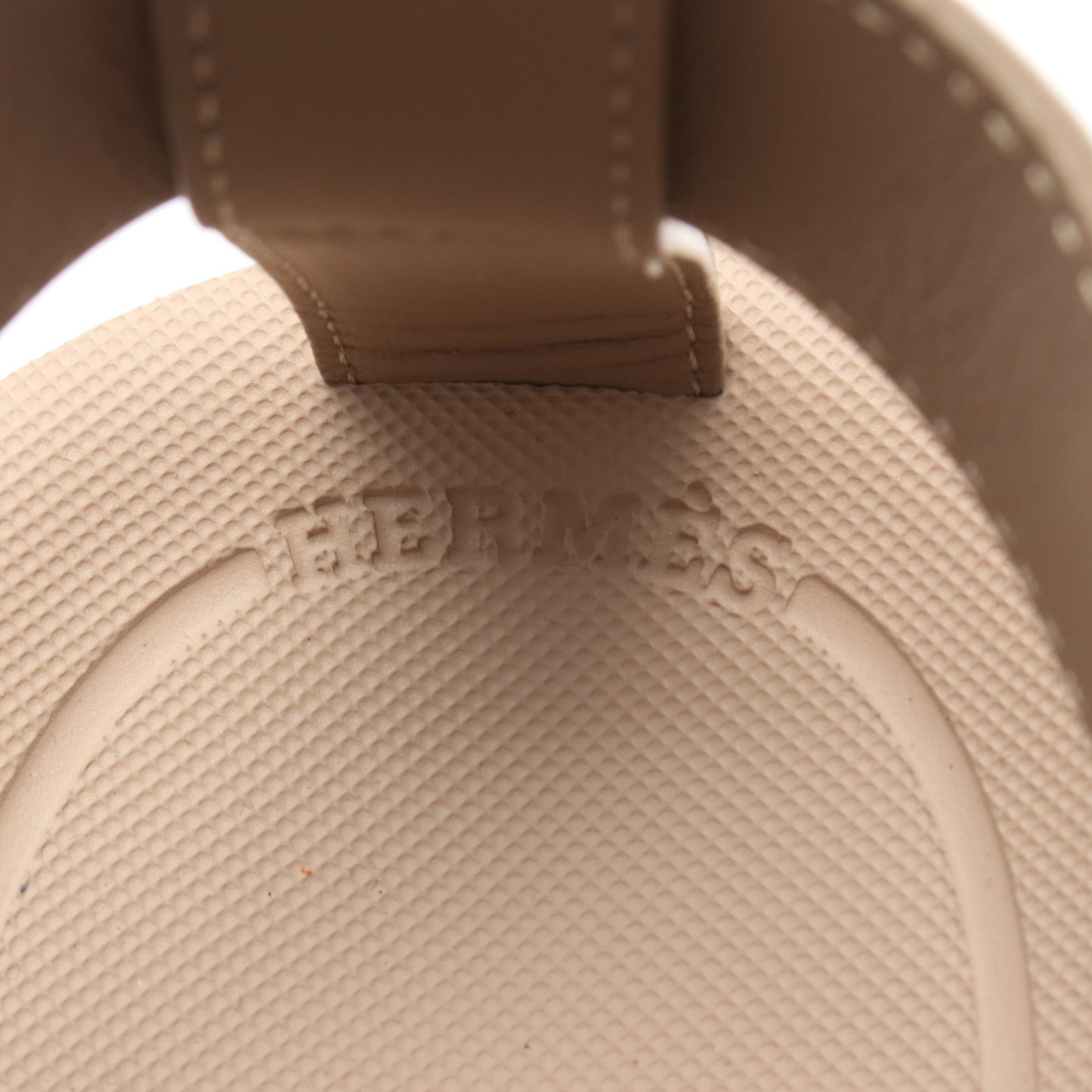 エニド サンダル レザー ベージュ エルメス シューズ HERMES