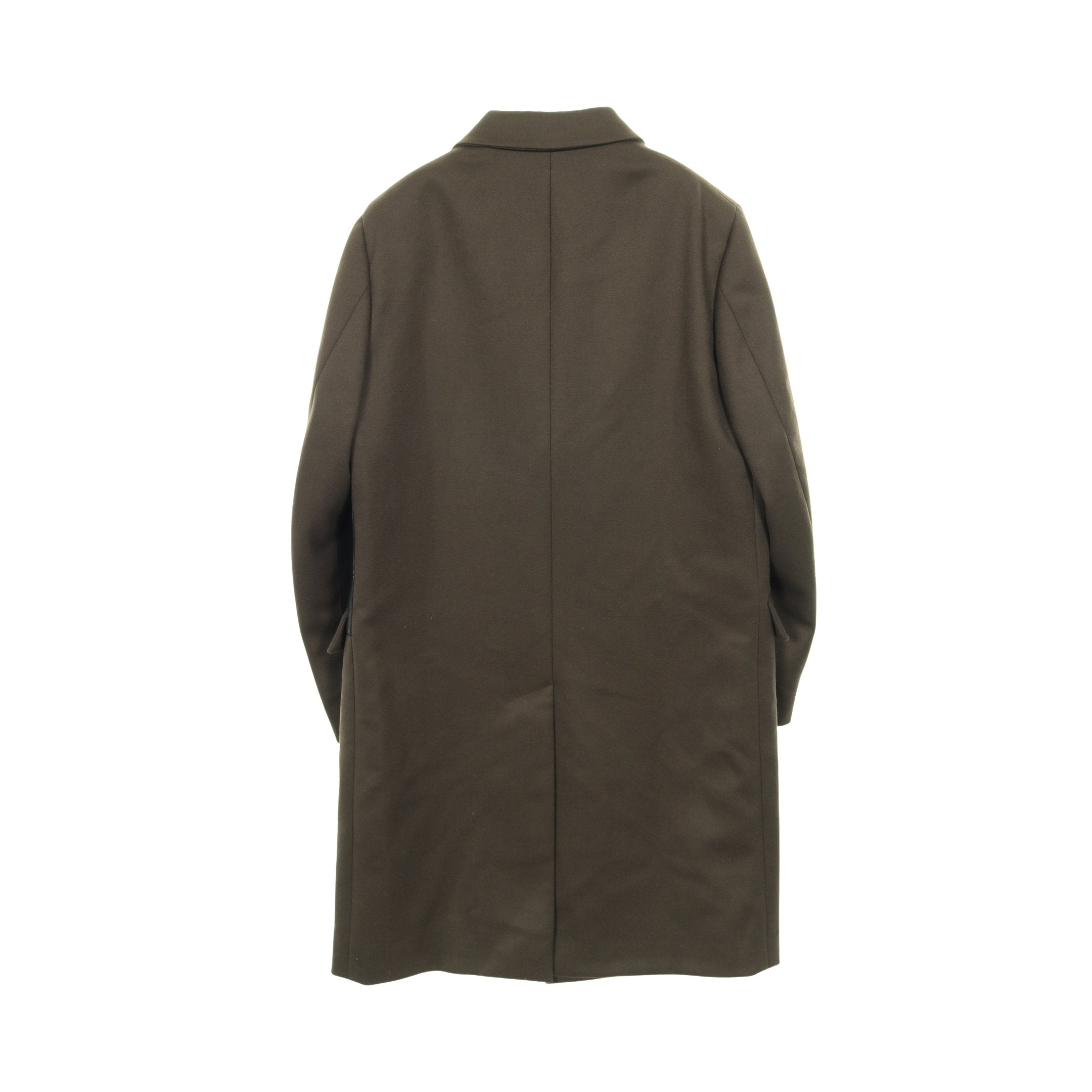 【美品】エルメス チェスターコート ダブル ロング丈 ウール ブラウン 38 美品】エルメス チェスターコート ダブル ロング丈 ウール ブラウン 38