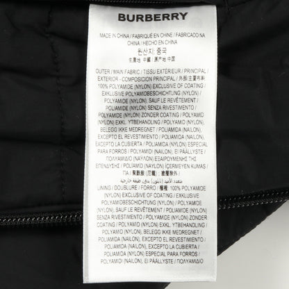キルティングジャケット ナイロン ブラック フード付き バーバリー アウター BURBERRY