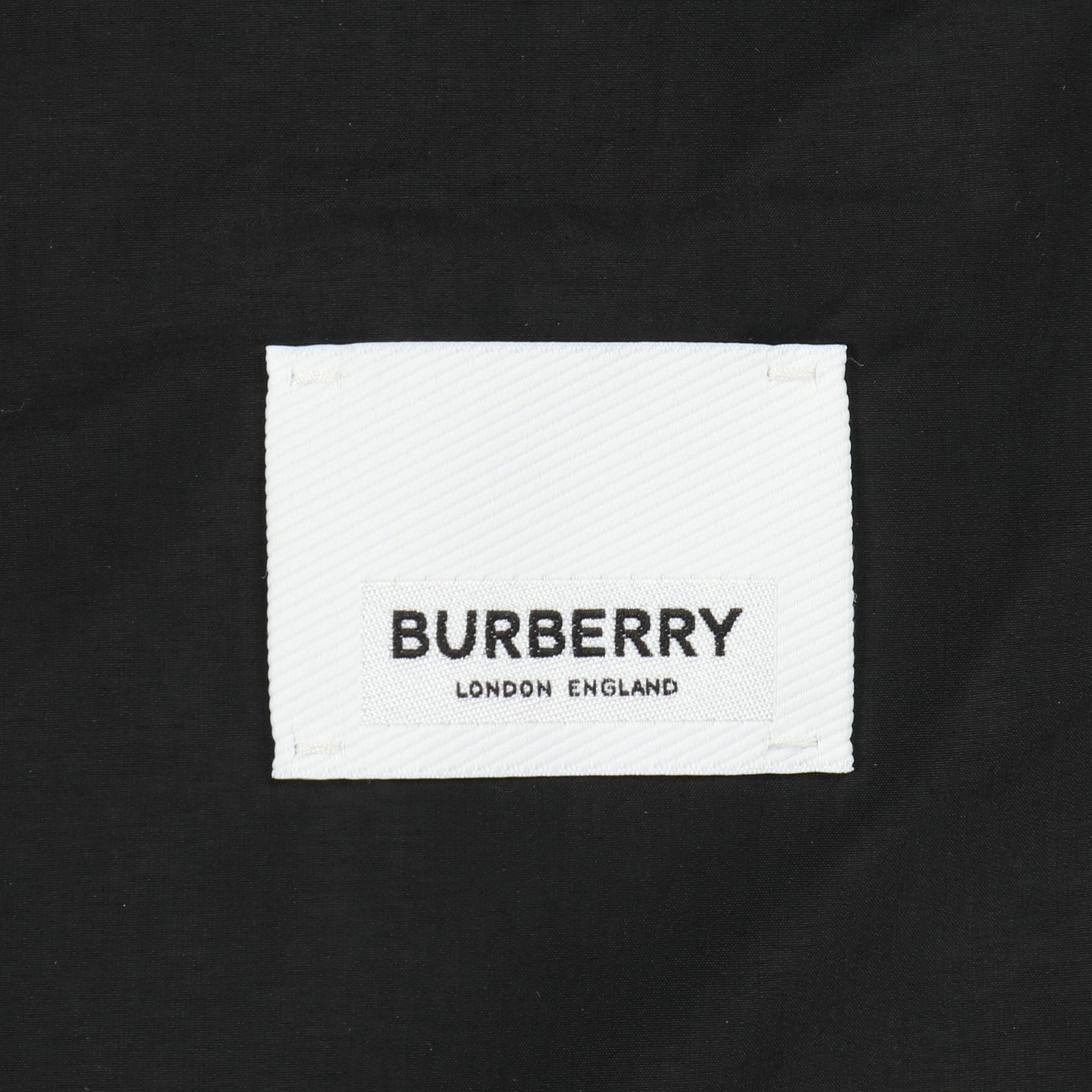 キルティングジャケット ナイロン ブラック フード付き バーバリー アウター BURBERRY