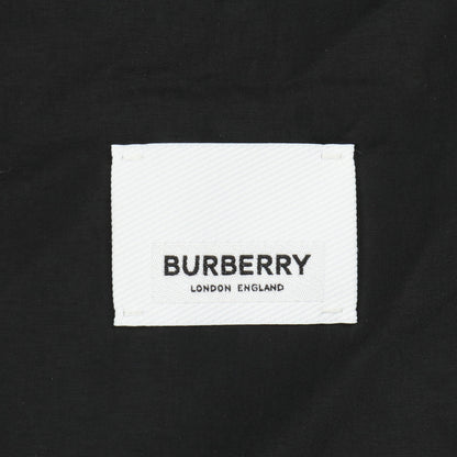 キルティングジャケット ナイロン ブラック フード付き バーバリー アウター BURBERRY