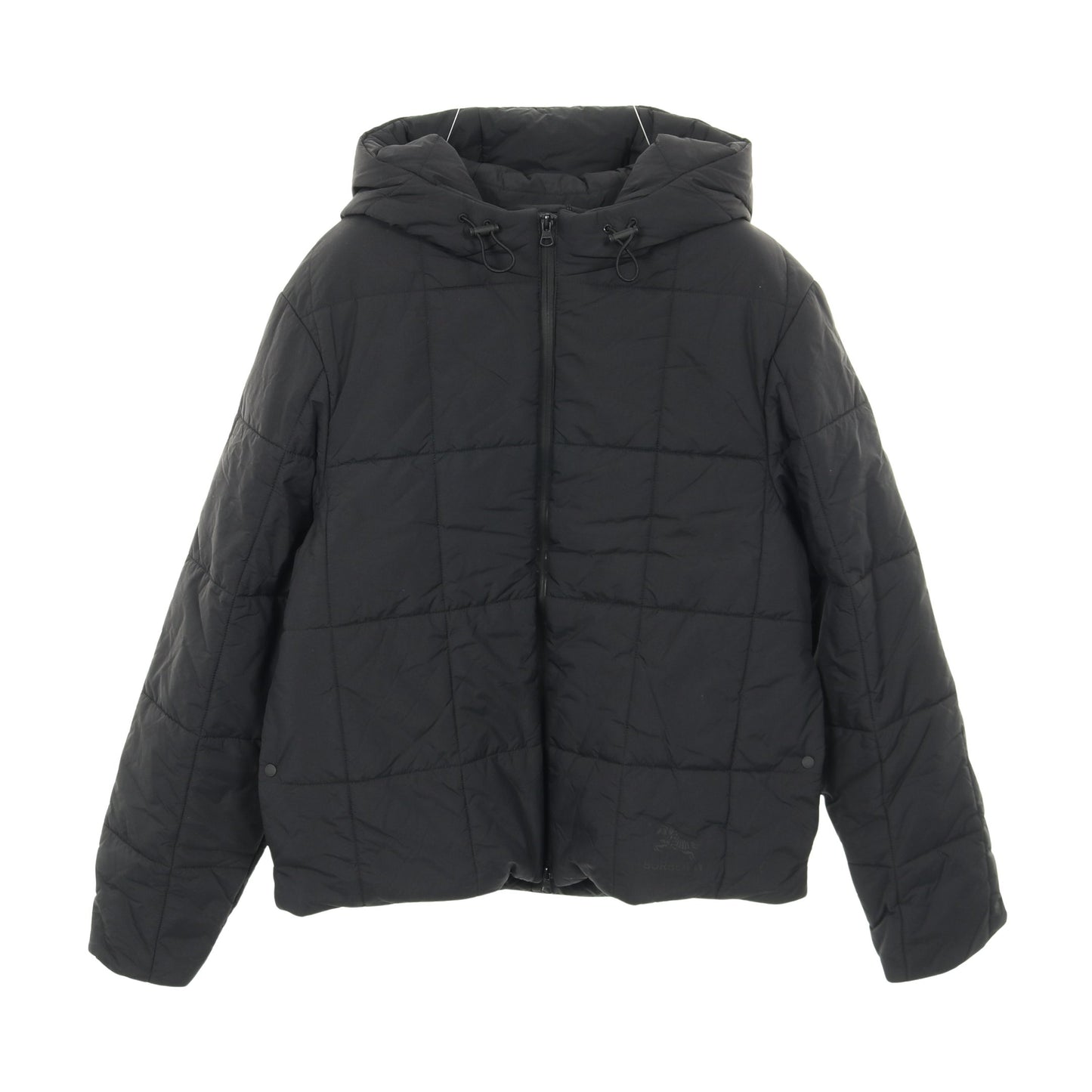 キルティングジャケット ナイロン ブラック フード付き バーバリー アウター BURBERRY