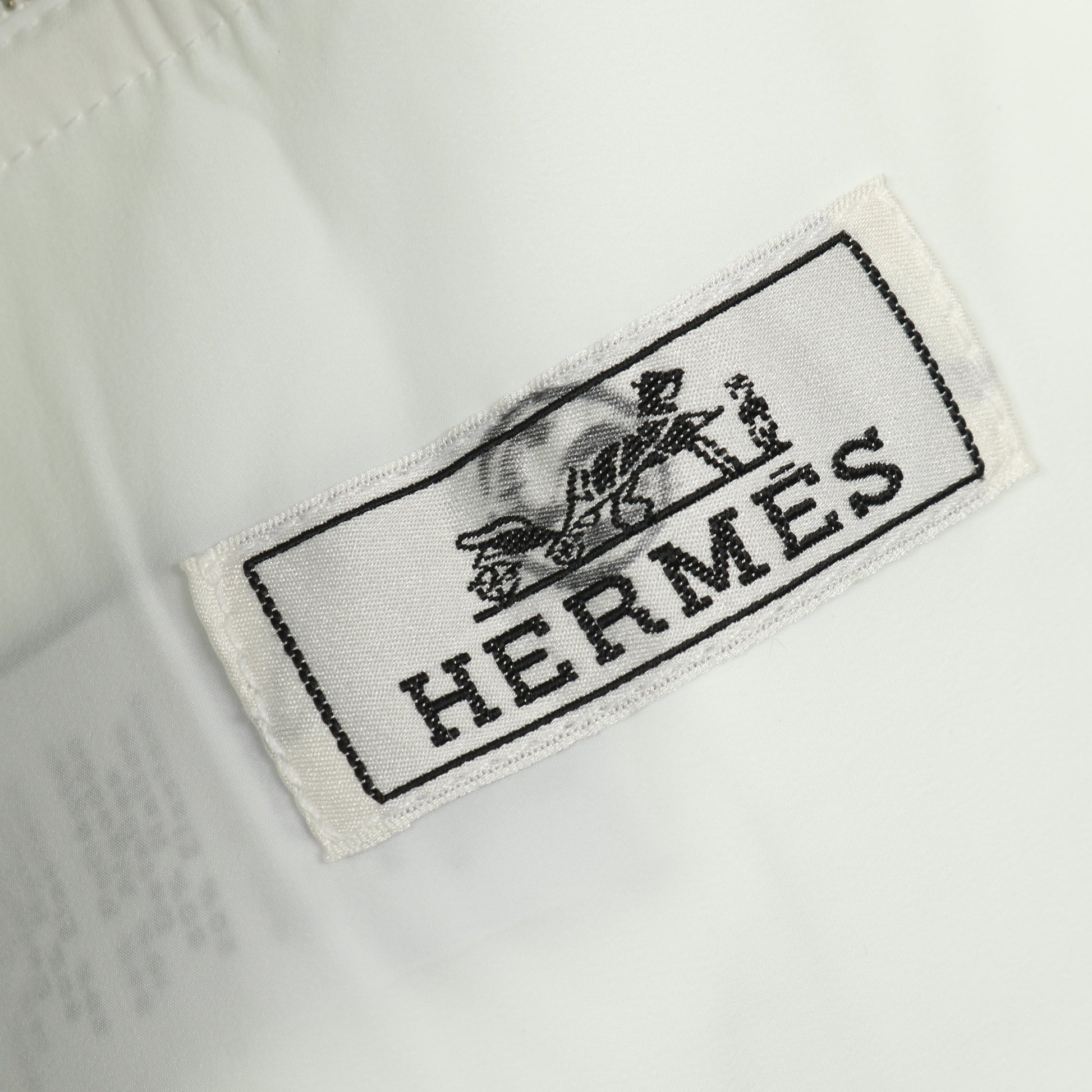 ブルゾン ホワイト マルチカラー エルメス アウター HERMES