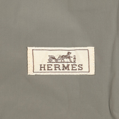 ナイロンジャケット ブルゾン ナイロン オレンジ グレー エルメス アウター HERMES