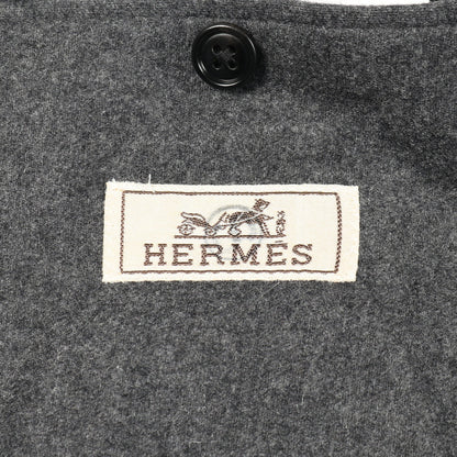 テーラードジャケット ウール グレー エルメス アウター HERMES