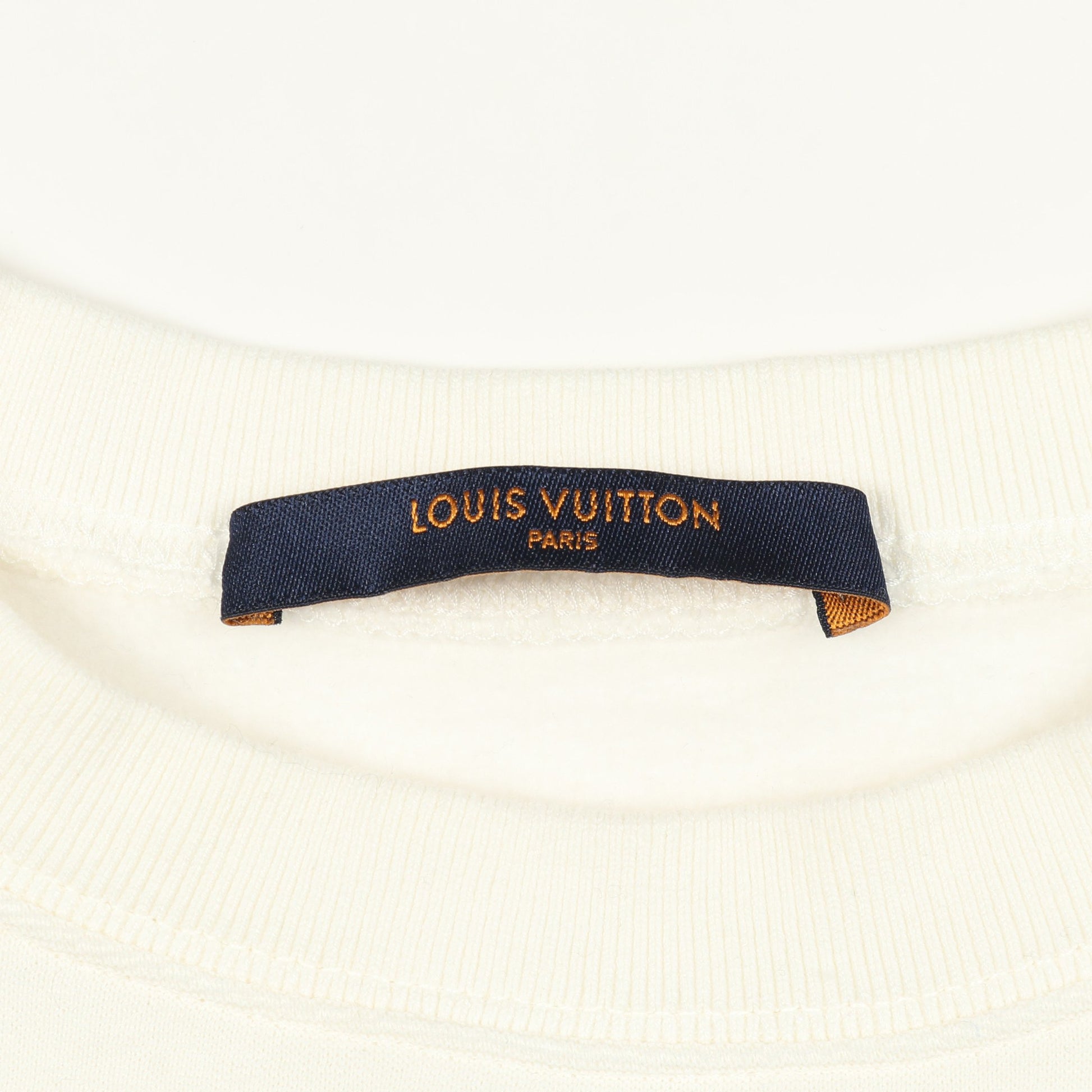 ナショナルパーク スウェットシャツ コットン レーヨン ホワイト マルチカラー 裏起毛 ルイヴィトン トップス LOUIS VUITTON