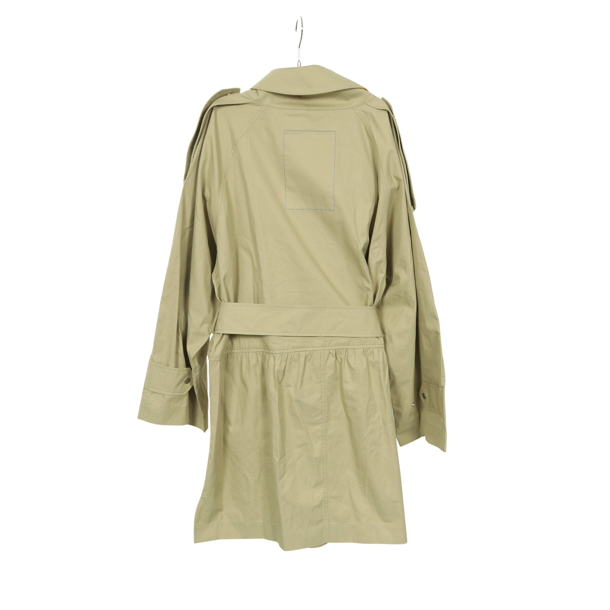 ギャバジン トレンチミニドレス ワンピース トレンチコート コットン  