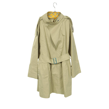 ギャバジン トレンチミニドレス ワンピース トレンチコート コットン カーキベージュ バーバリー アウター BURBERRY