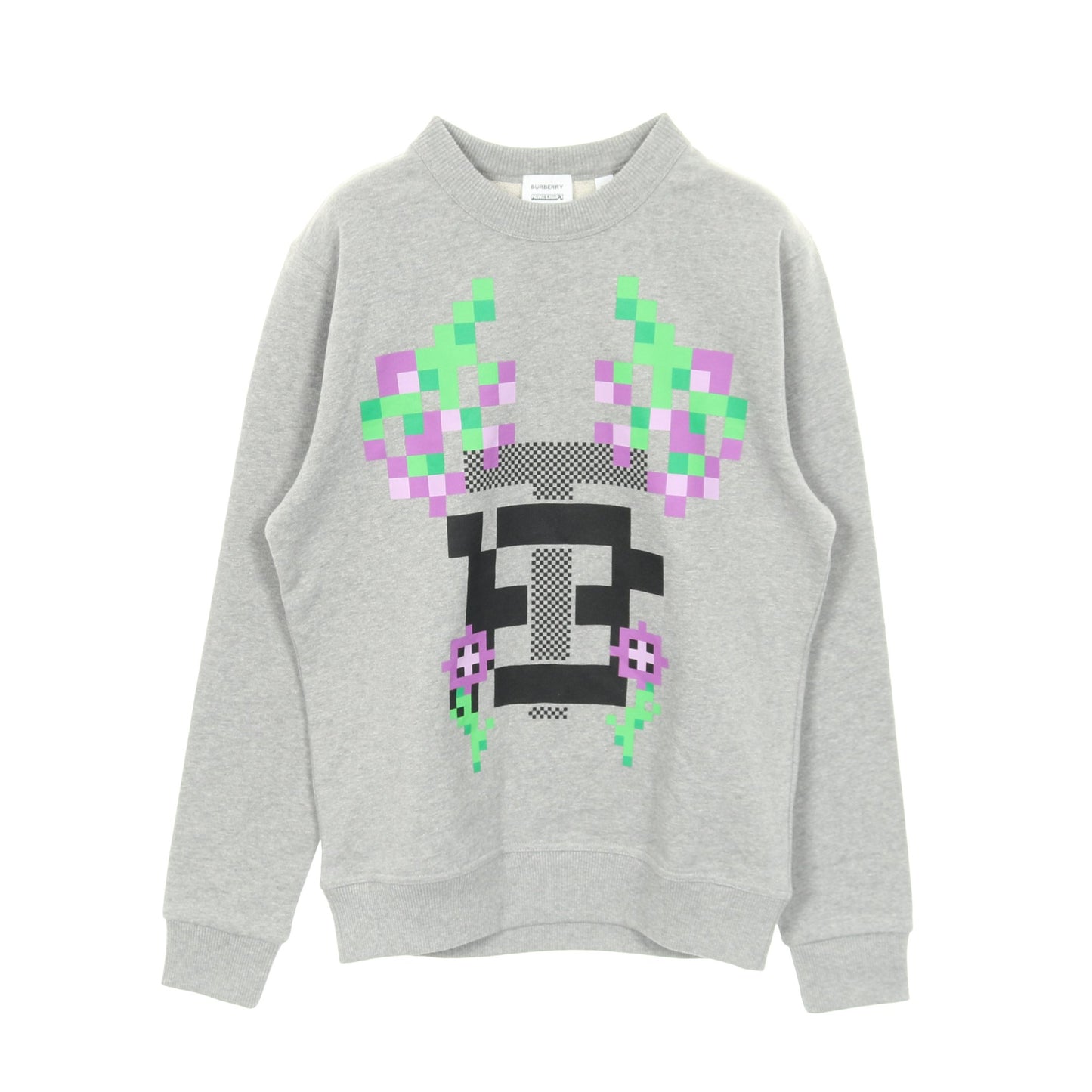 Burberry × Minecraft スウェットシャツ コットン グレー バーバリー トップス BURBERRY