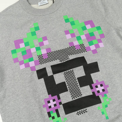 Burberry × Minecraft スウェットシャツ コットン グレー バーバリー トップス BURBERRY