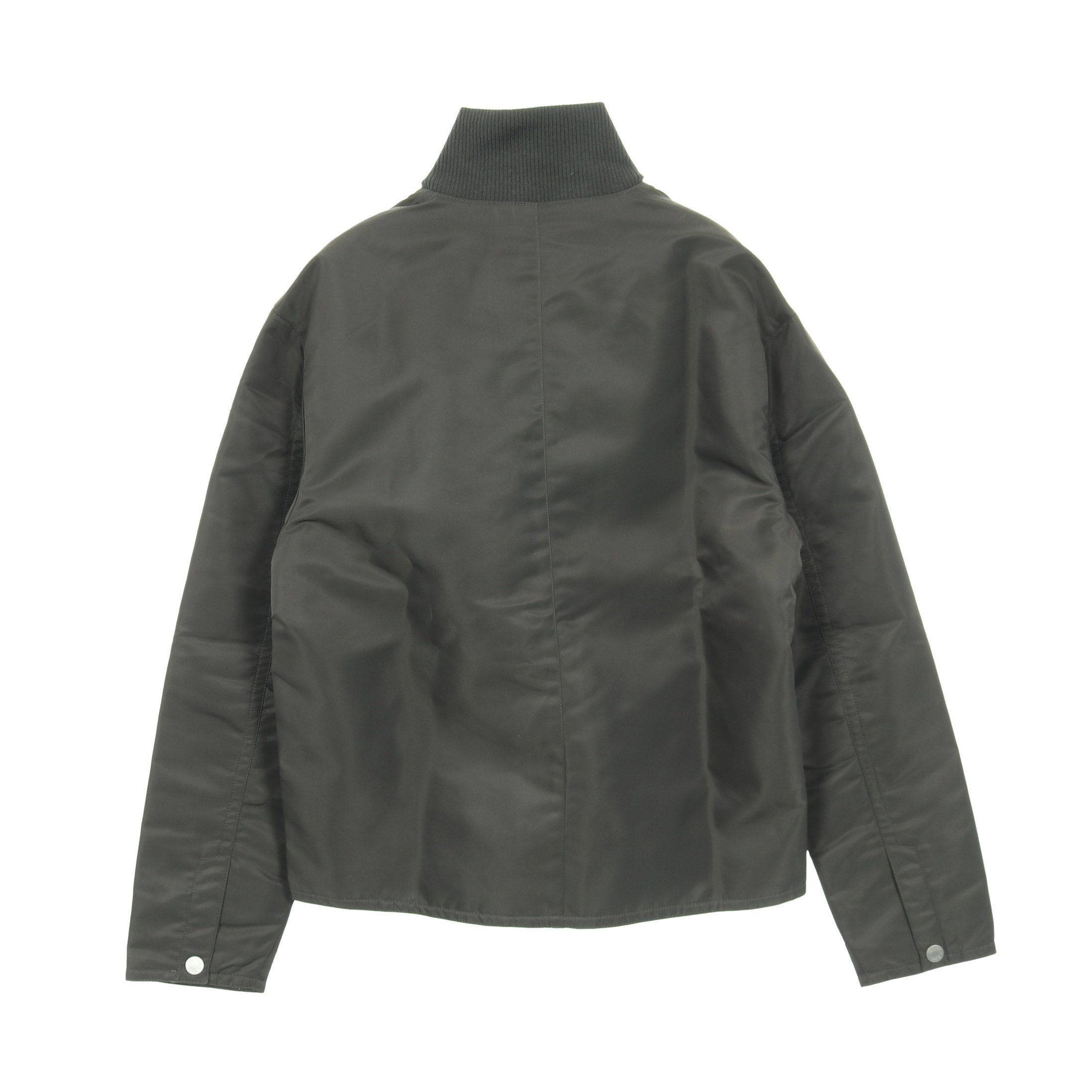 ブルゾン ボンバージャケット 刺繍デザイン ダークブラウン エルメス