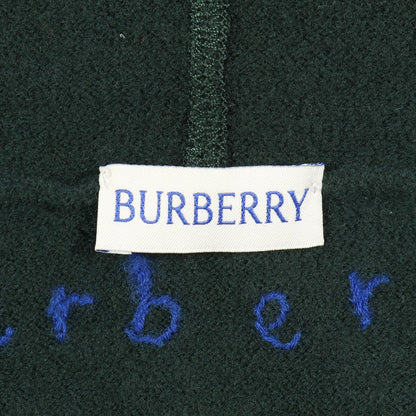 ニット プルオーバーパーカー ウール ダークグリーン ハーフジップ バーバリー トップス BURBERRY