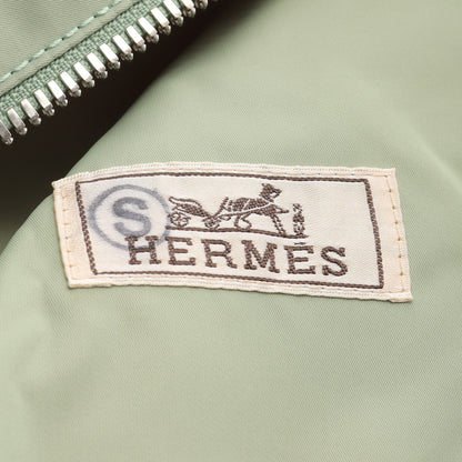 セリエボタン ブルゾン ジャケット ナイロン ライトグリーン エルメス アウター HERMES