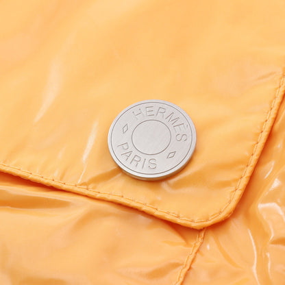 セリエボタン アノラック ハーフジップ プルオーバーパーカー ポリアミド コットン オレンジ グレー エルメス トップス HERMES