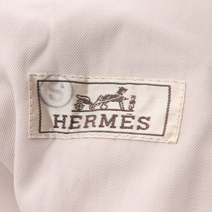 ジップアップ ブルゾン ビスコース コットン ライトパープル エルメス アウター HERMES