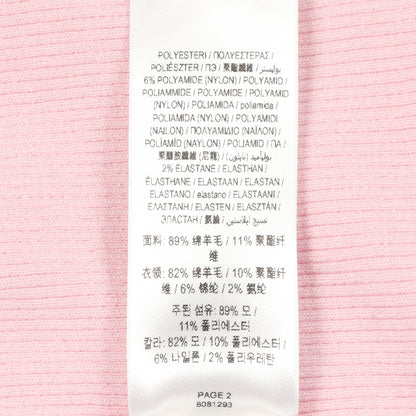 ニット タートルネック ウール ライトピンク バーバリー トップス BURBERRY