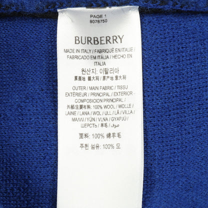 Argyle Check EKD ニット クルーネック ウール ブルー ブラック バーバリー トップス BURBERRY