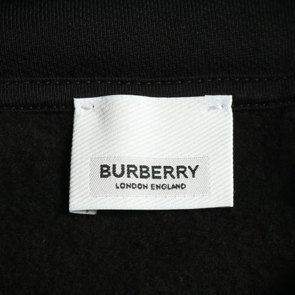 EKD PRINT COTTON BLEND HOODIE プルオーバーパーカー コットン ブラック バーバリー トップス BURBERRY
