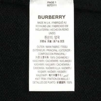 ニット クルーネック カシミヤ ブラック バーバリー トップス BURBERRY