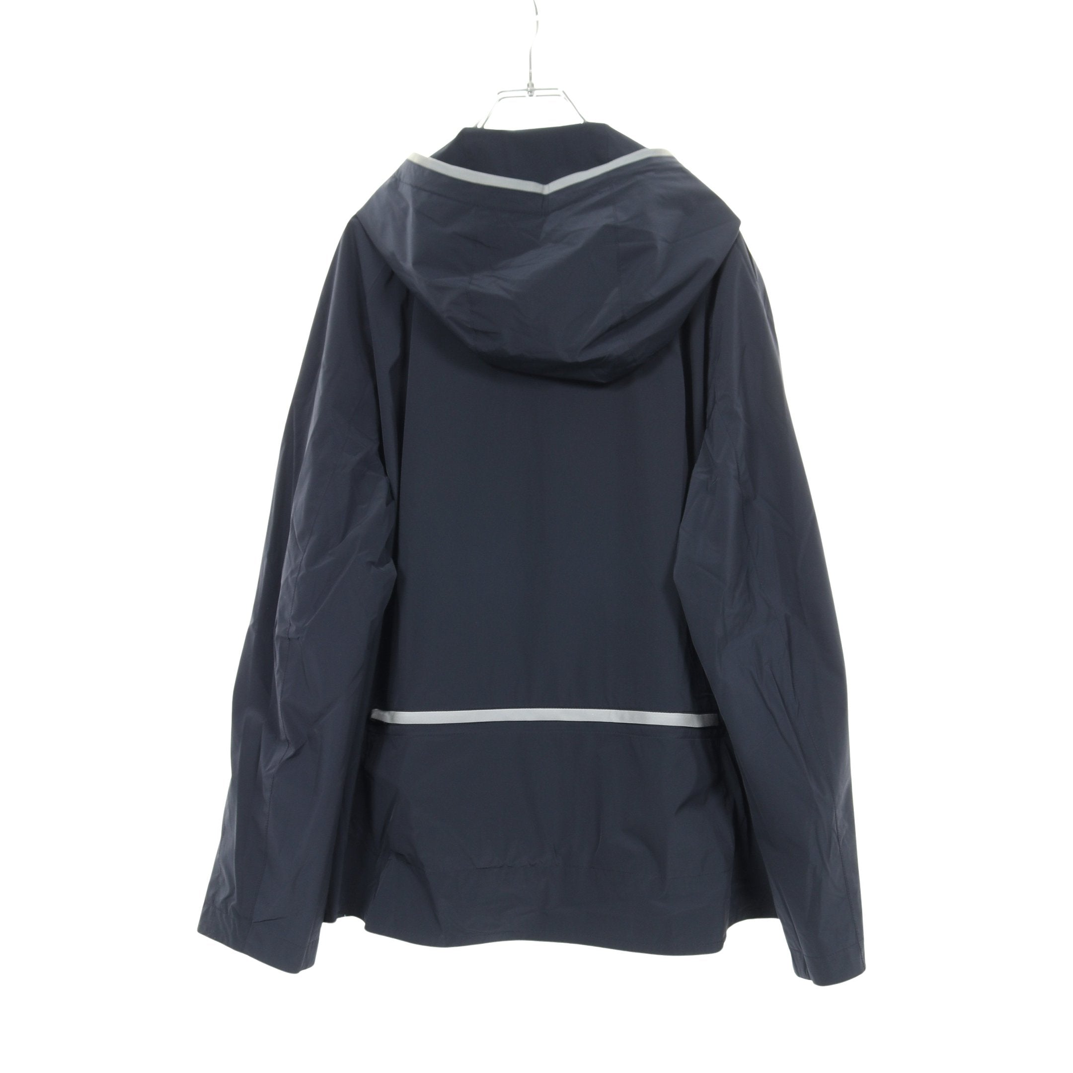 ジップアップパーカー ブルゾン ナイロン ネイビー ダークグリーン