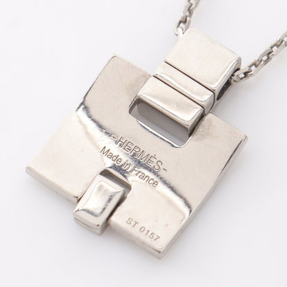 EILEEN アイリーン ネックレス シルバー オレンジレッド エルメス アクセサリー HERMES