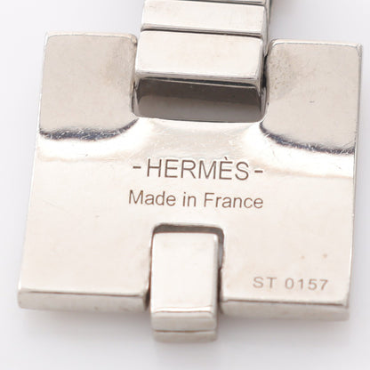 EILEEN アイリーン ネックレス シルバー オレンジレッド エルメス アクセサリー HERMES