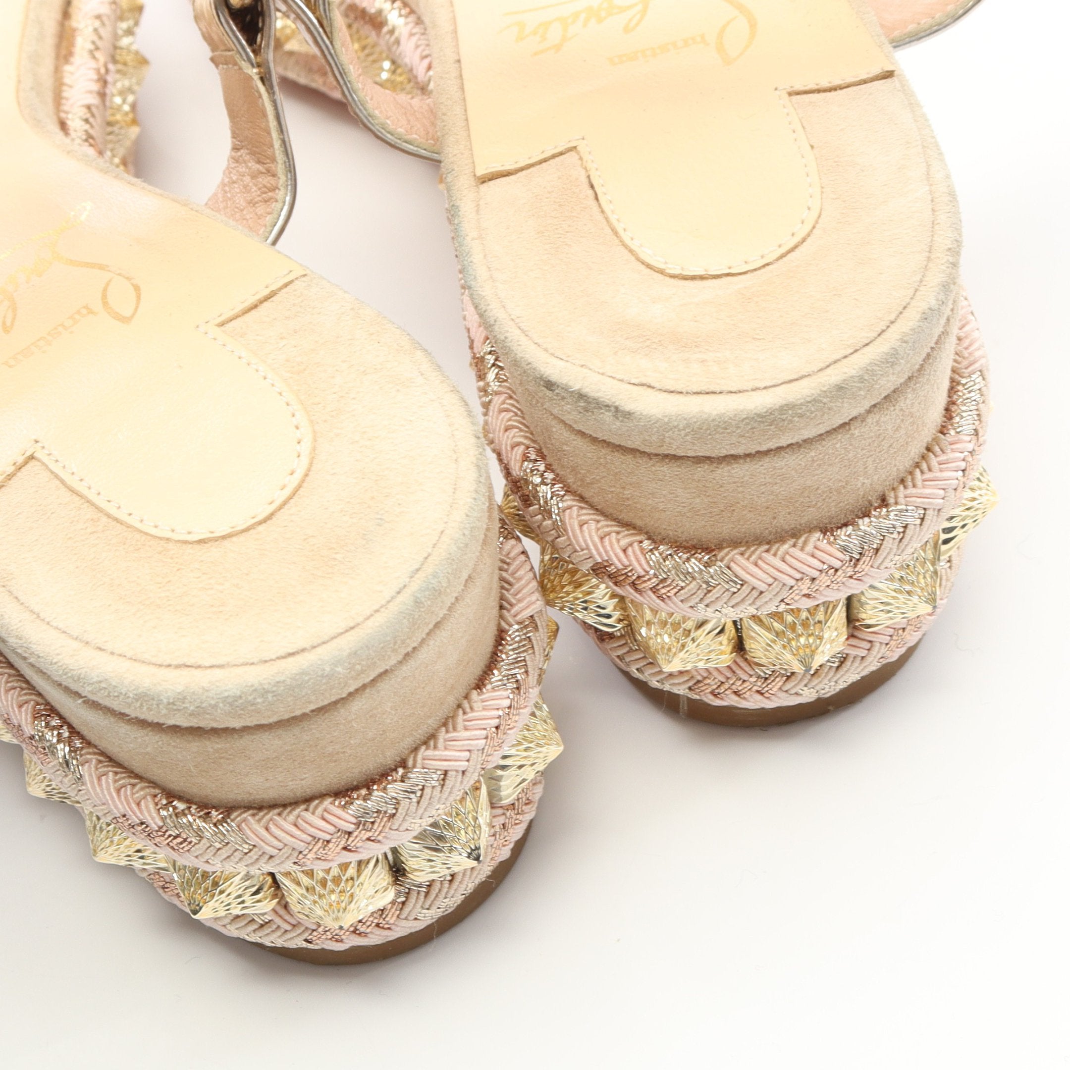 PYRACLOU ピラクルー サンダル レザー ピンク アンクルストラップ