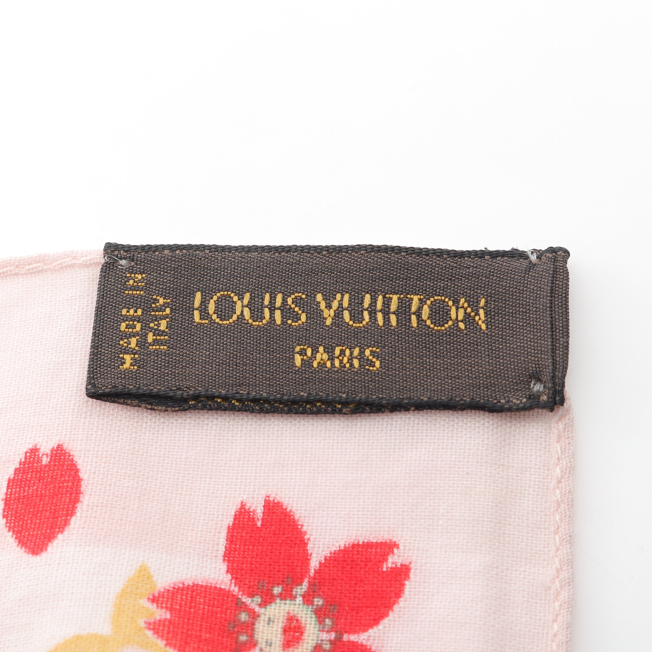 LOUIS VUITTON × 村上隆 モノグラムチェリーブロッサム スカーフ