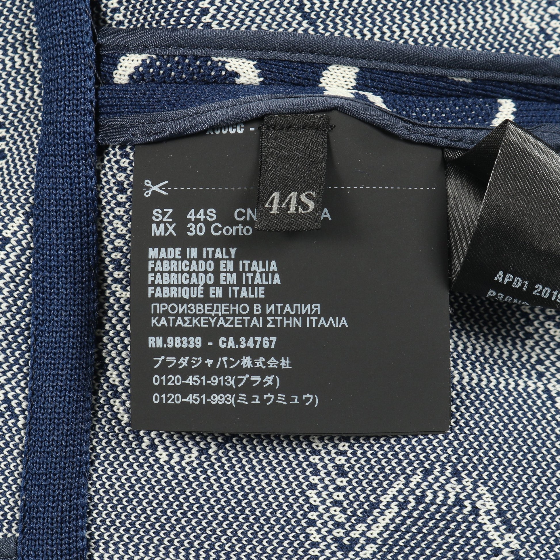 ワンピース ノースリーブ ネイビー オフホワイト プラダ ワンピース PRADA
