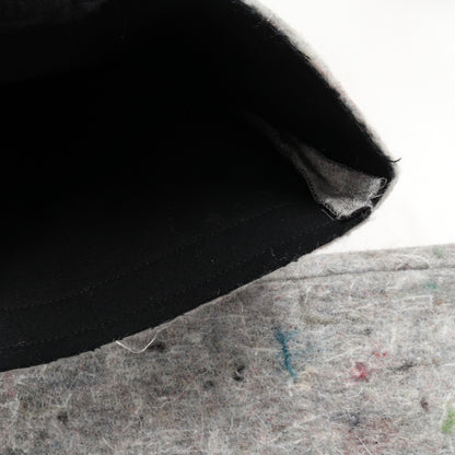 フェルト クロップド パンツ ナイロン グレー マルチカラー コムデギャルソン ボトムス Comme des Garcons