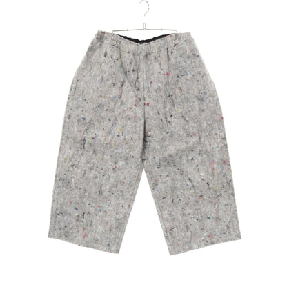フェルト クロップド パンツ ナイロン グレー マルチカラー コムデギャルソン ボトムス Comme des Garcons