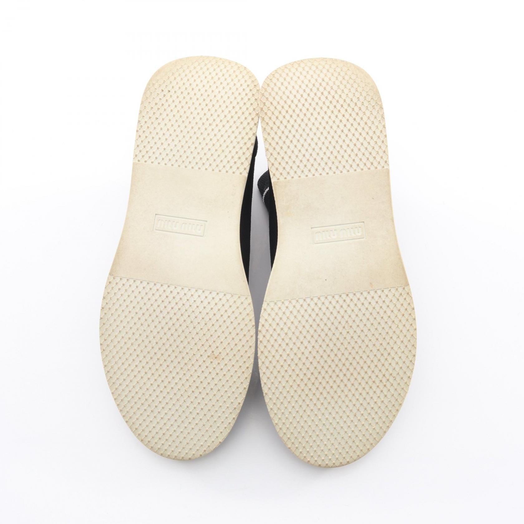 ソックス スニーカー ロゴ ニットファブリック ブラック ホワイト