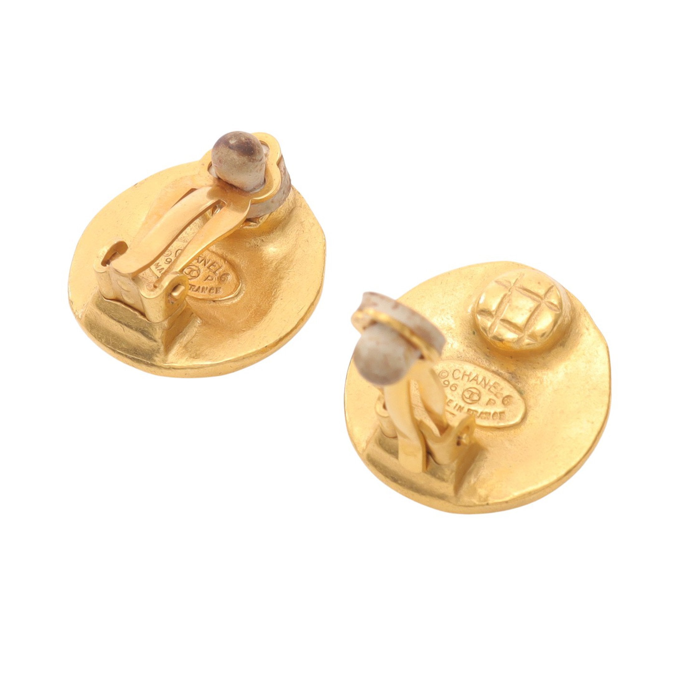 ✨CHANEL✨シャネル✨ココマーク✨ゴールド✨96P✨イヤリング✨ ココマーク イヤリング GP ゴールド 96P シャネル – RECLO