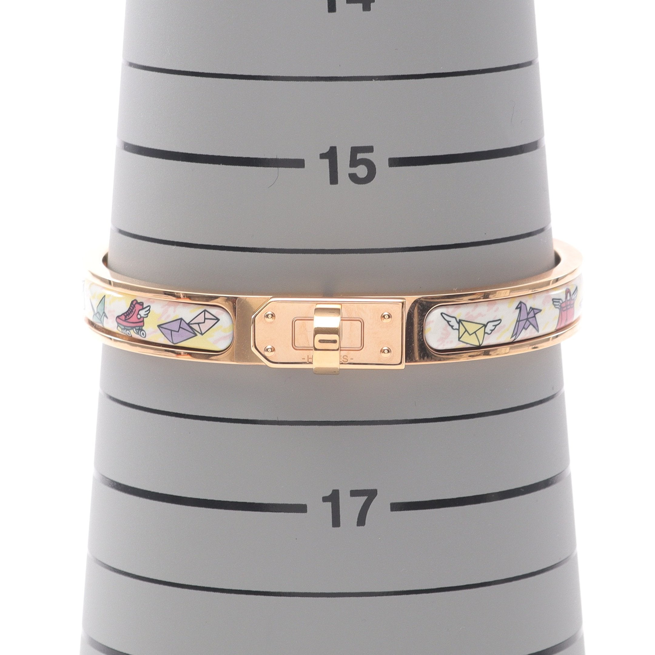 ミニ クリック ケリー ジャスミン バングル GP ピンクゴールド